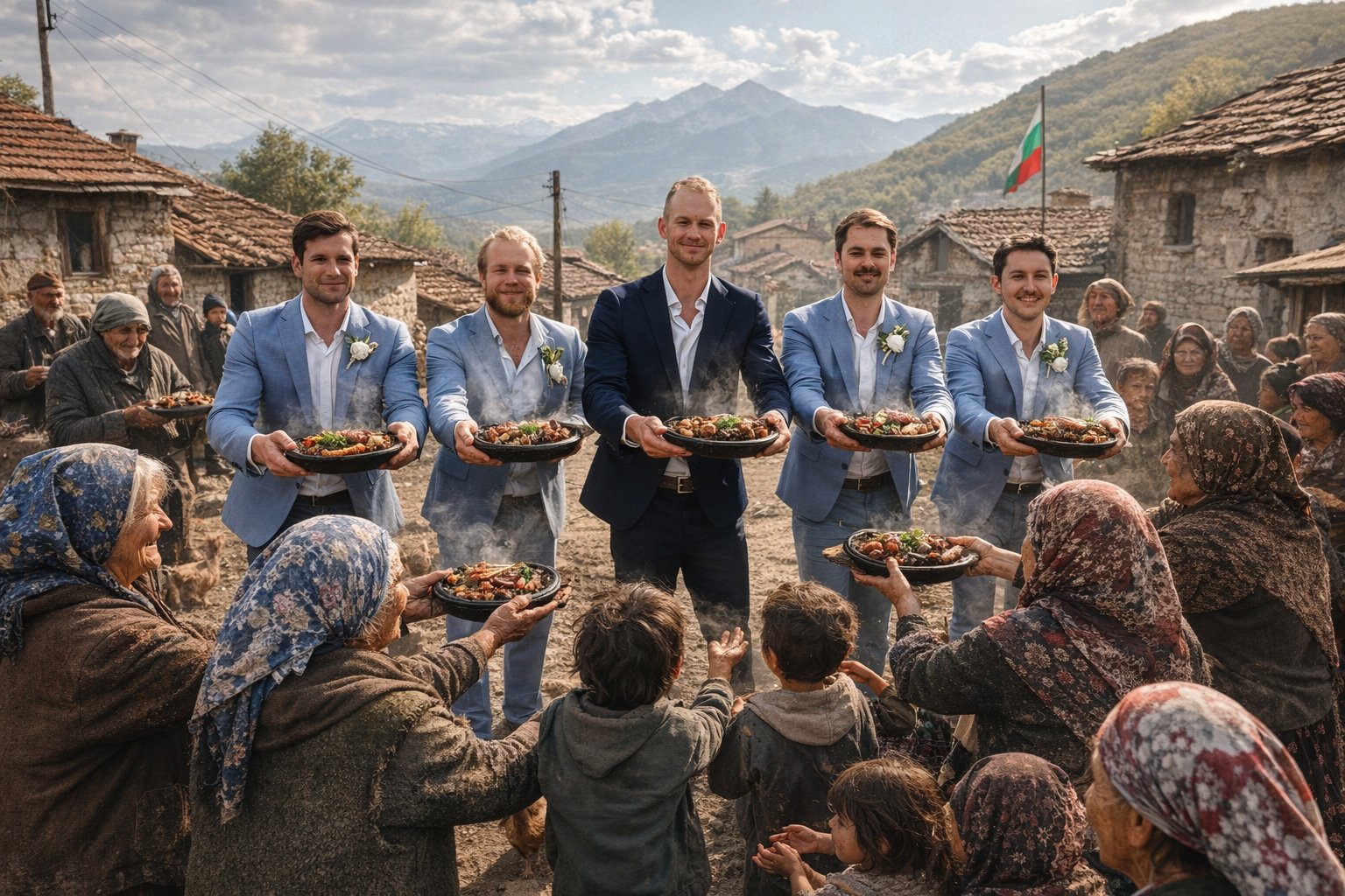 Meat Council distributing meals in Bulgaria